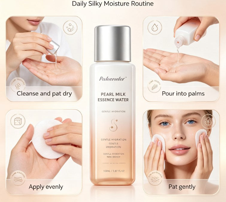 Barrier-Repair Milky Face Toner – Nourishing Lactic Acid & Urea Hydrating Liquid Infused with Centella Asiatica and Ceramides for Radiant Complexions