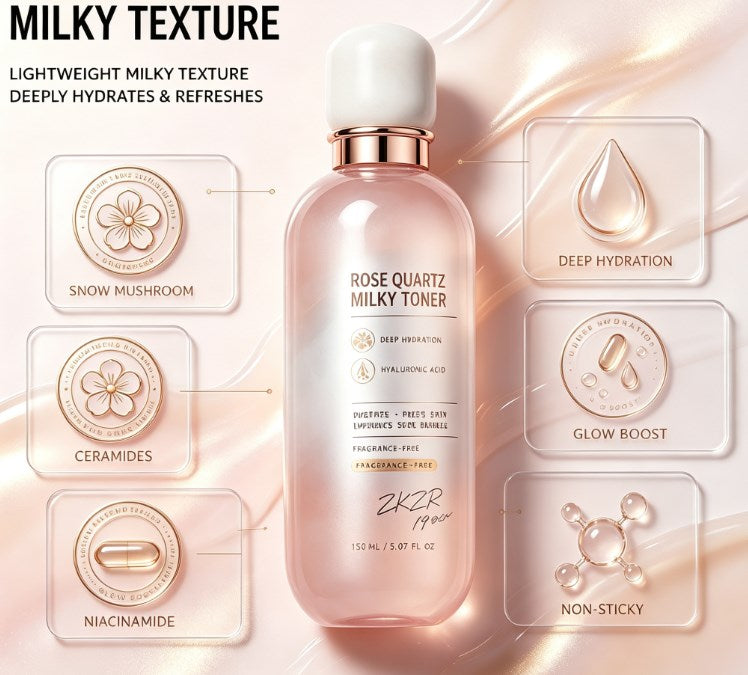 Snow Ear & Hyaluronic Acid Hydrating Toner (Large Volume) – Refreshing Non-Sticky Facial Spray & Makeup Prep Water for Dry to Neutral Skin