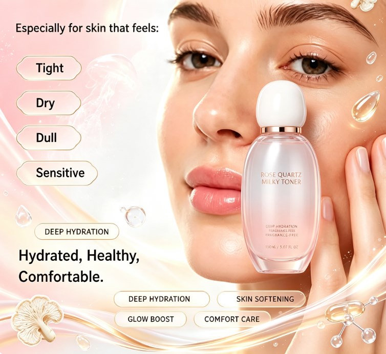 Snow Ear & Hyaluronic Acid Hydrating Toner (Large Volume) – Refreshing Non-Sticky Facial Spray & Makeup Prep Water for Dry to Neutral Skin