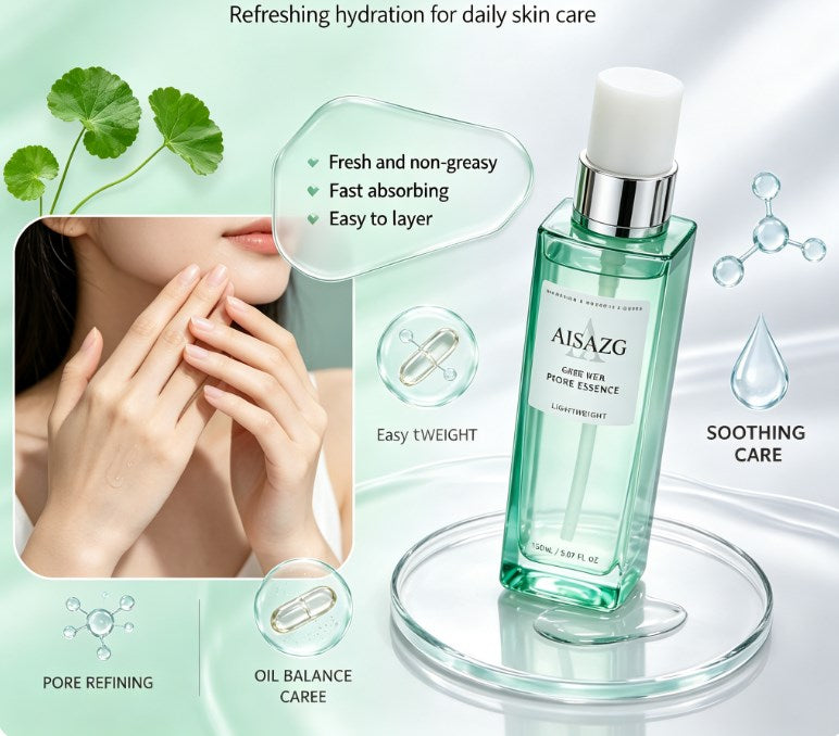 Zinc PCA Oil-Balancing Facial Toner – Advanced Pore-Refining & Hydrating Essence with Birch Sap, Niacinamide & PHA Peptides for Oily Skin